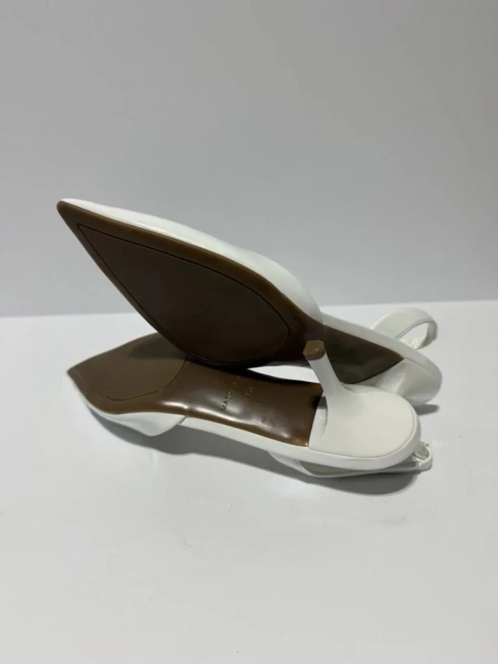 Marc Fisher Womens Iced Heels White Size 8.5 M